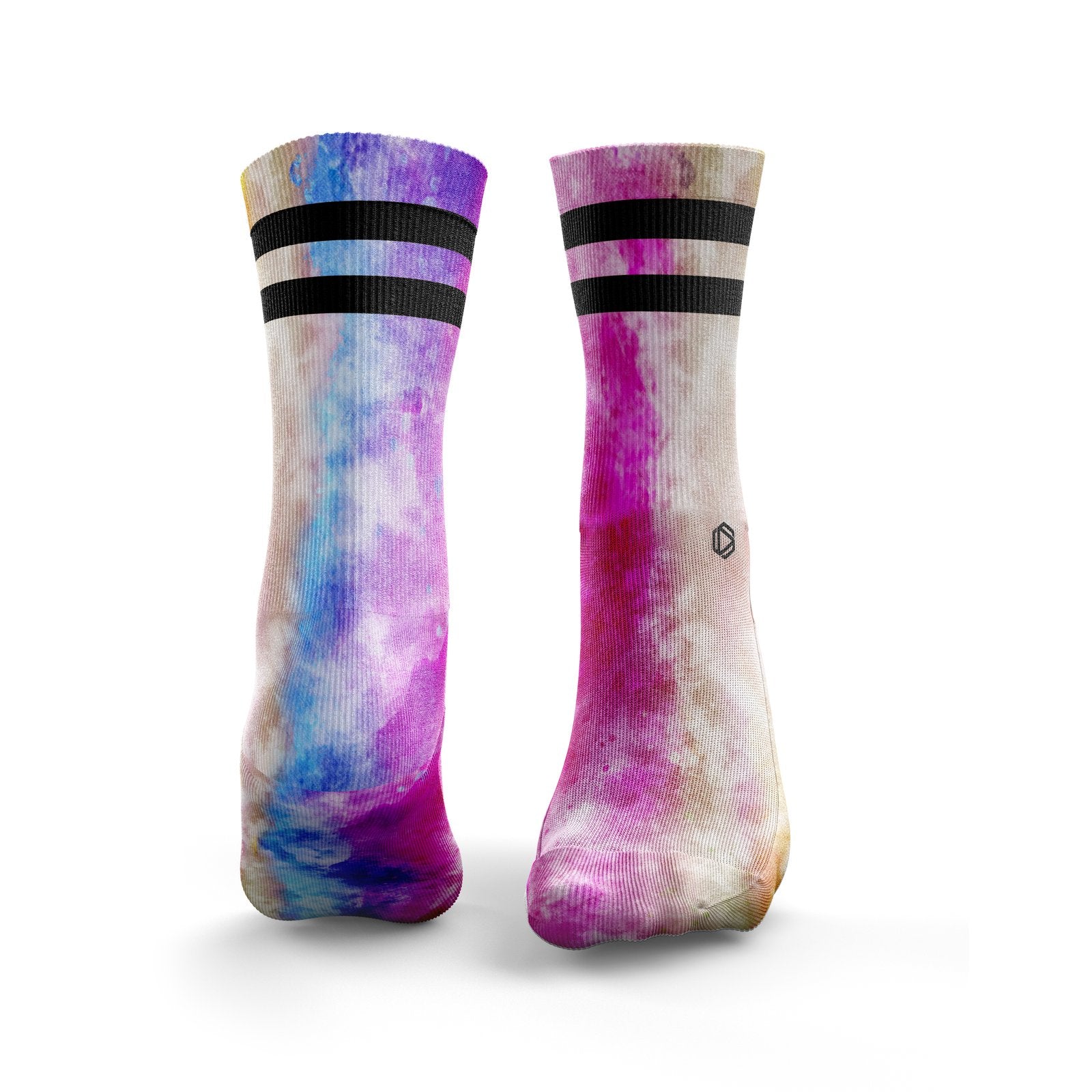 Tie Dye 2Stripe Socks