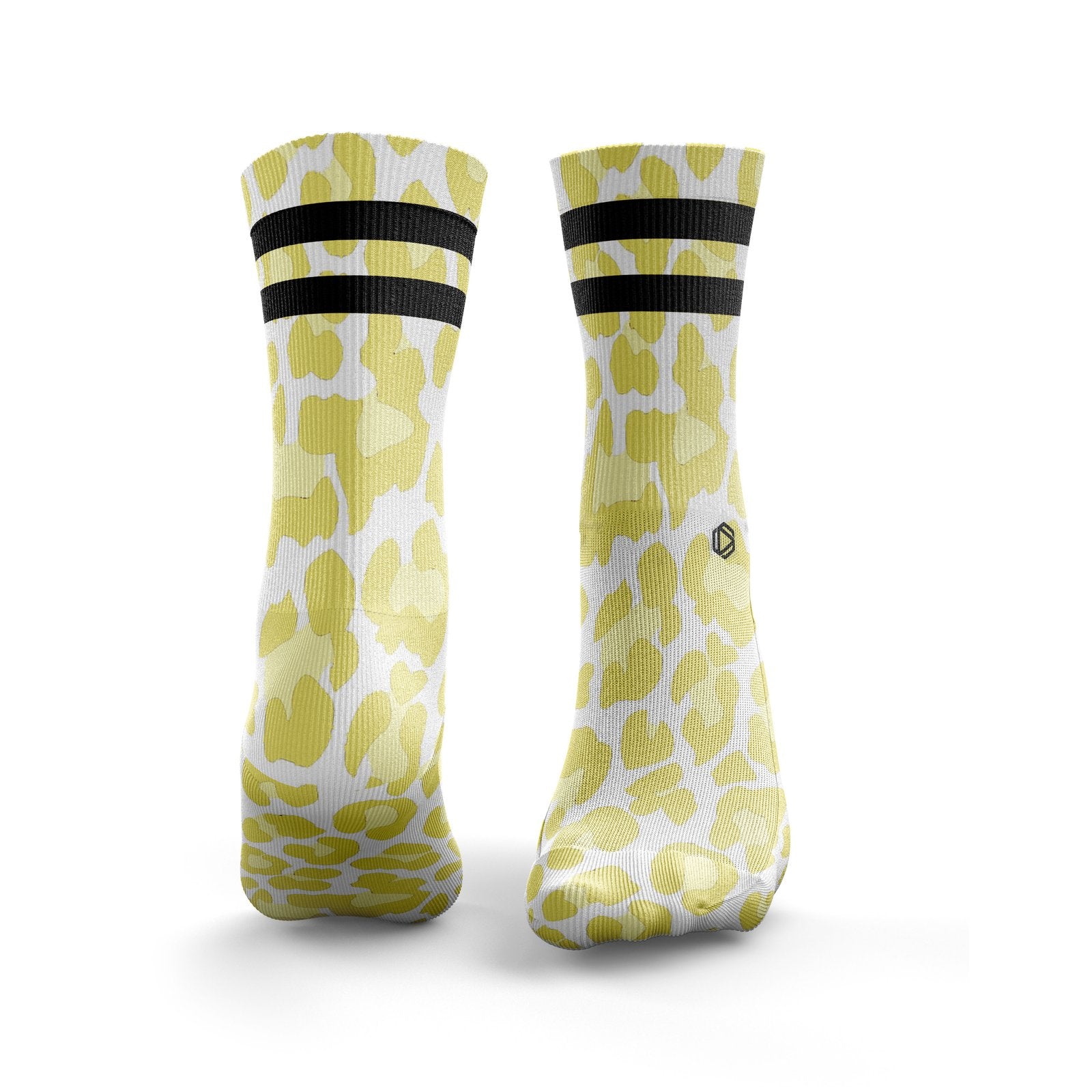 Leopard Print 2Stripe Socks