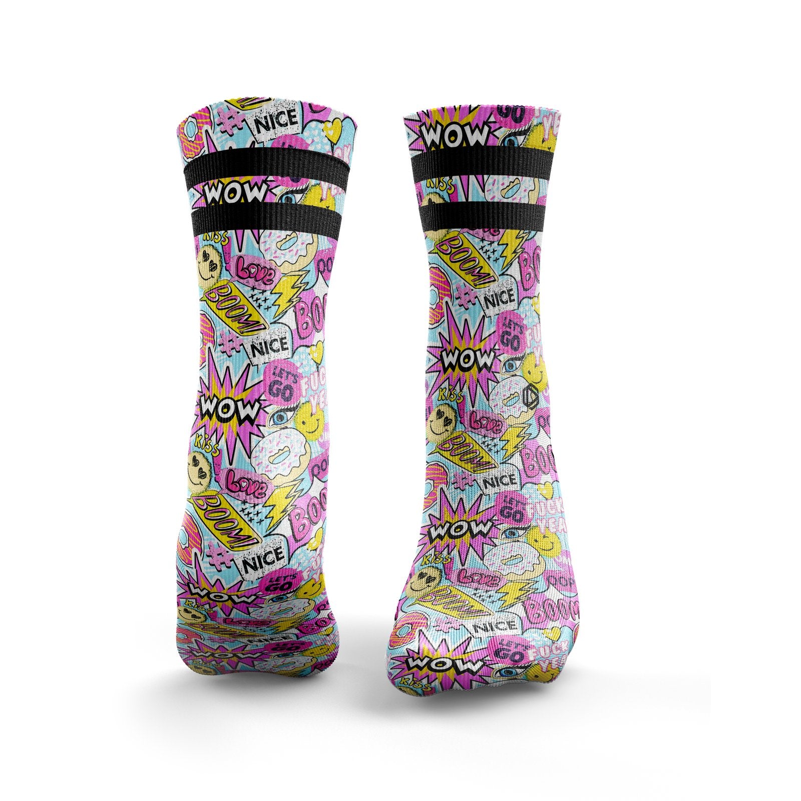 Sticker Bomb 2Stripe Socks