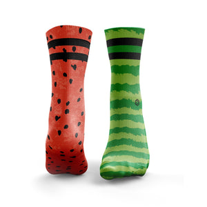 Watermelon Odd 2Stripe Socks