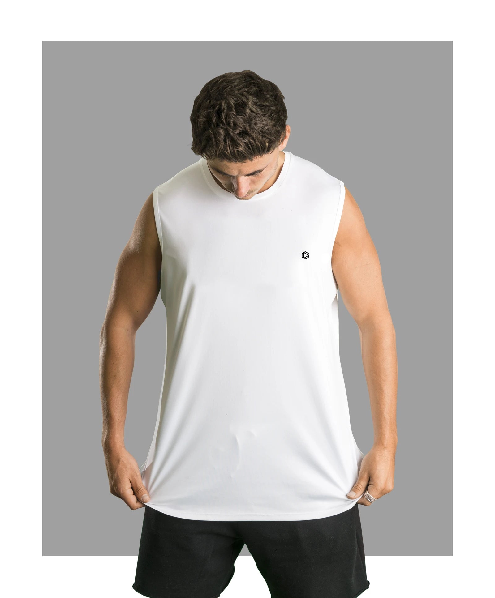 Hexxee Pocket Logo Muscle Tee